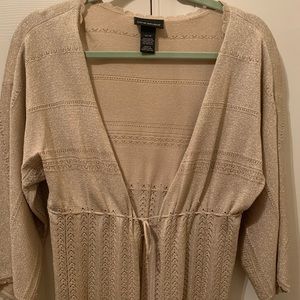 light weight  gold sweater